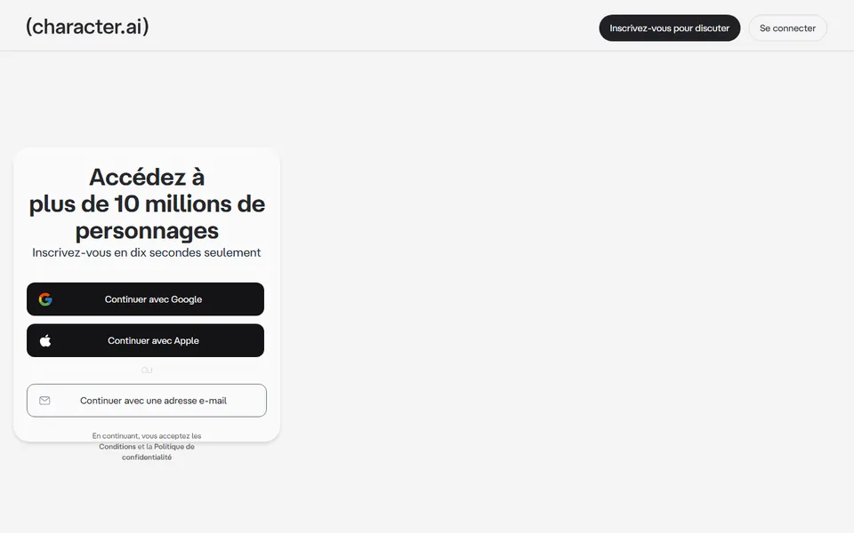 character-ai-page-accueil