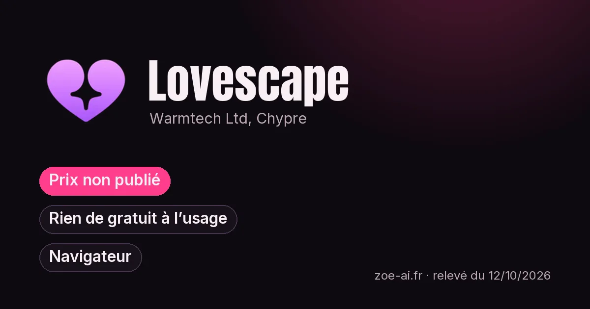 lovescape-fiche-identite